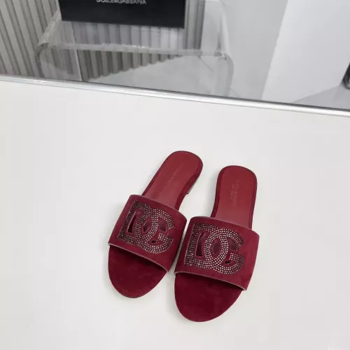 Replica Dolce & Gabbana D&G Slippers For Women #1362918 $88.00 USD for Wholesale