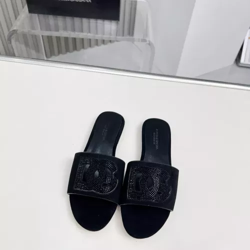 Replica Dolce & Gabbana D&G Slippers For Women #1362919 $88.00 USD for Wholesale