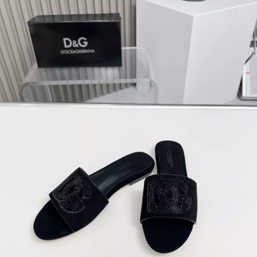 Replica Dolce & Gabbana D&G Slippers For Women #1362919 $88.00 USD for Wholesale