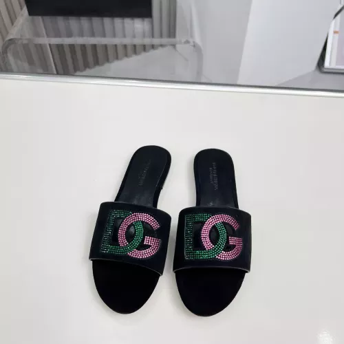 Replica Dolce & Gabbana D&G Slippers For Women #1362920 $88.00 USD for Wholesale