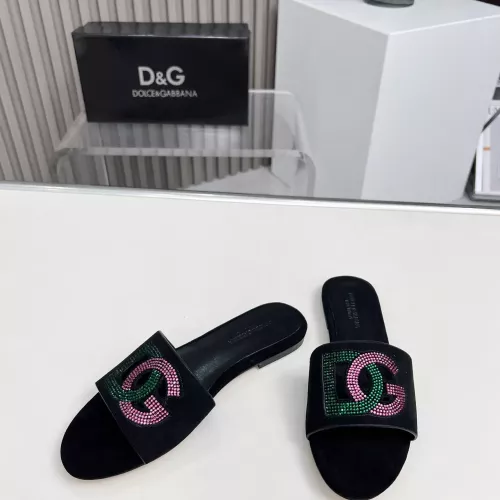 Replica Dolce & Gabbana D&G Slippers For Women #1362920 $88.00 USD for Wholesale