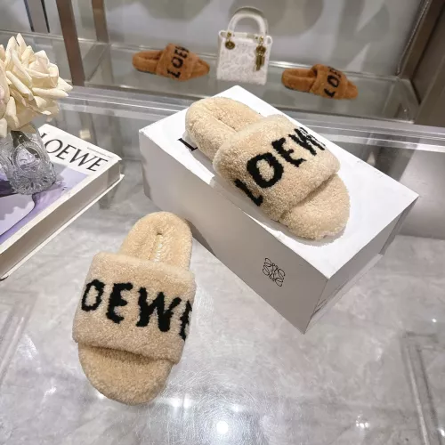 Replica LOEWE Slippers For Women #1362980 $92.00 USD for Wholesale