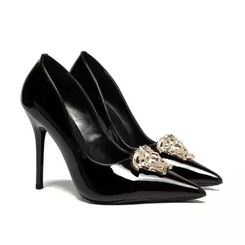 Replica Versace High-Heeled Shoes For Women #1363347 $80.00 USD for Wholesale