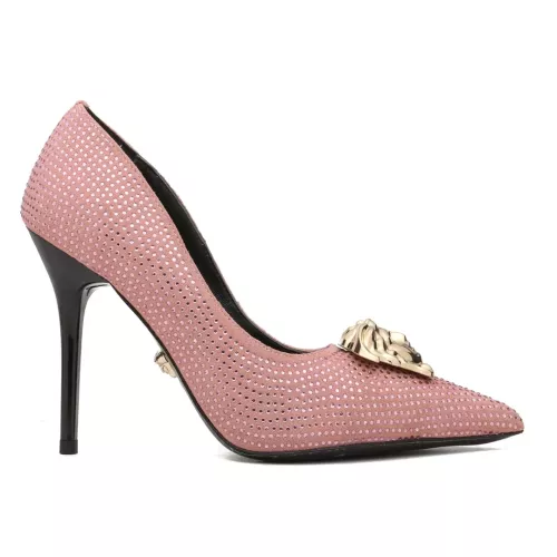 Replica Versace High-Heeled Shoes For Women #1363351 $82.00 USD for Wholesale