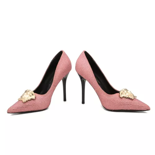 Replica Versace High-Heeled Shoes For Women #1363351 $82.00 USD for Wholesale