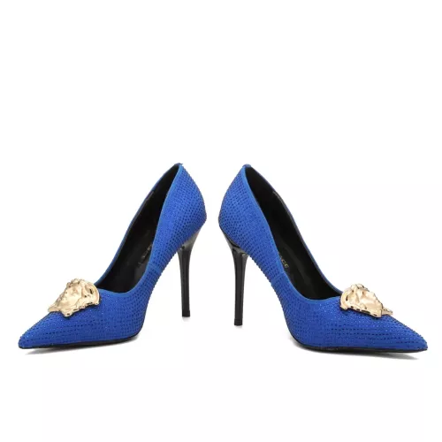 Replica Versace High-Heeled Shoes For Women #1363353 $82.00 USD for Wholesale