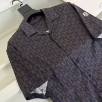 $80.00 USD Moncler Shirts Short Sleeved For Men #1359351