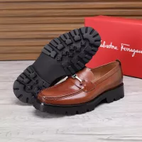 $96.00 USD Salvatore Ferragamo Leather Shoes For Men #1362015