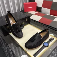 $92.00 USD Salvatore Ferragamo Leather Shoes For Men #1362172