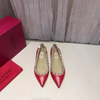 $92.00 USD Valentino Flat Shoes For Women #1362295