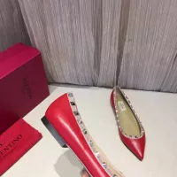 $92.00 USD Valentino Flat Shoes For Women #1362295