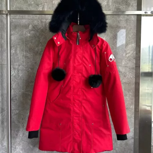 Moose Knuckles Down Feather Coat Long Sleeved For Women #1364599