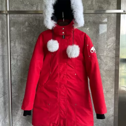 Moose Knuckles Down Feather Coat Long Sleeved For Women #1364600