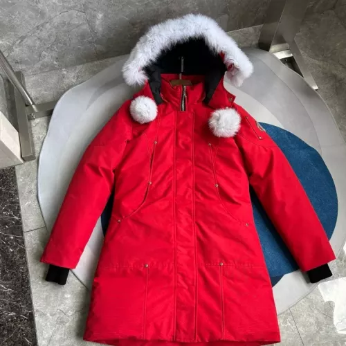 Replica Moose Knuckles Down Feather Coat Long Sleeved For Women #1364600 $195.00 USD for Wholesale