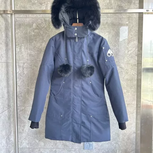 Moose Knuckles Down Feather Coat Long Sleeved For Women #1364601
