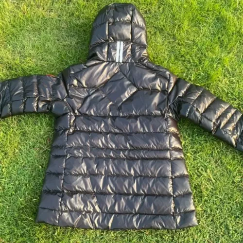 Replica Moncler Down Feather Coat Long Sleeved For Women #1364650 $180.00 USD for Wholesale