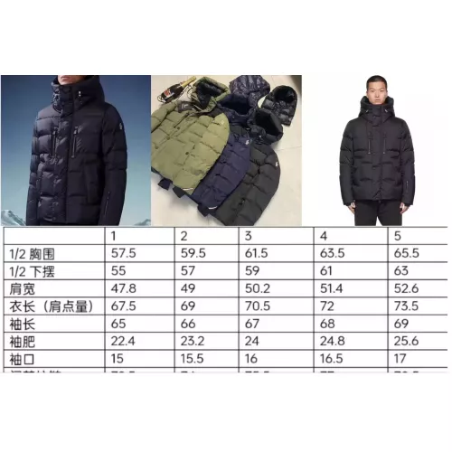 Replica Moncler Down Feather Coat Long Sleeved For Men #1365006 $185.00 USD for Wholesale