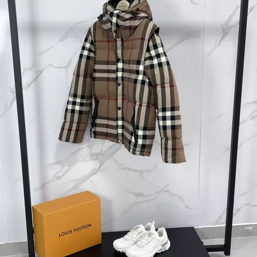 Replica Burberry Down Feather Coat Long Sleeved For Unisex #1366669 $192.00 USD for Wholesale