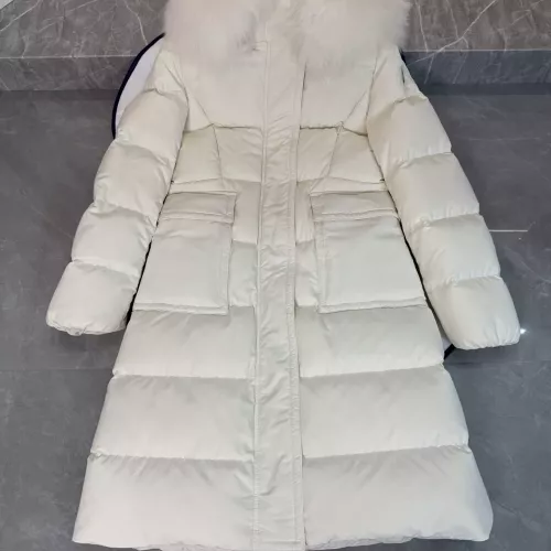 Replica Moncler Down Feather Coat Long Sleeved For Women #1366777 $247.93 USD for Wholesale