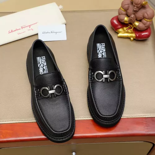 Salvatore Ferragamo Leather Shoes For Men #1367301, $96.00 USD, [ITEM#1367301], Salvatore Ferragamo Leather Shoes