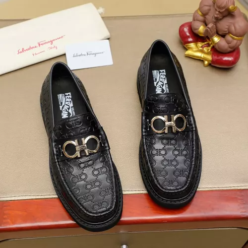 Salvatore Ferragamo Leather Shoes For Men #1367306, $96.00 USD, [ITEM#1367306], Salvatore Ferragamo Leather Shoes