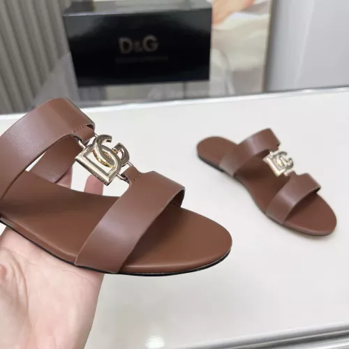 Replica Dolce & Gabbana D&G Slippers For Women #1368526 $85.00 USD for Wholesale