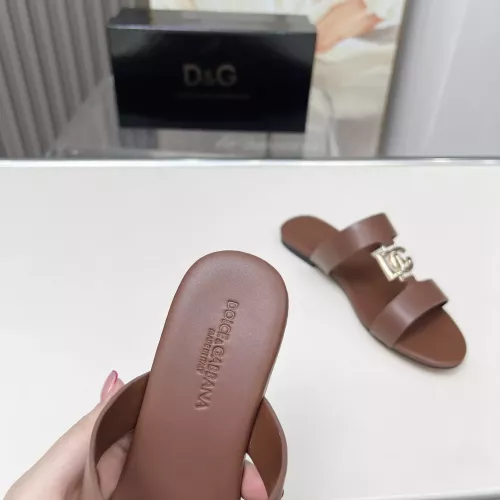 Replica Dolce & Gabbana D&G Slippers For Women #1368526 $85.00 USD for Wholesale