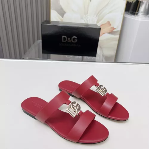 Replica Dolce & Gabbana D&G Slippers For Women #1368531 $85.00 USD for Wholesale