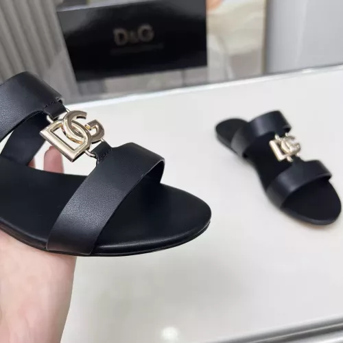 Replica Dolce & Gabbana D&G Slippers For Women #1368537 $85.00 USD for Wholesale