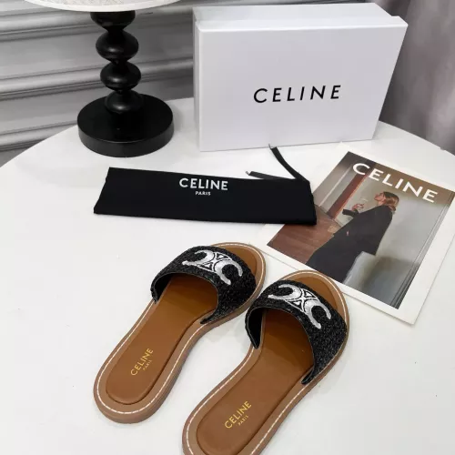 Replica Celine Slippers For Women #1368701 $76.00 USD for Wholesale