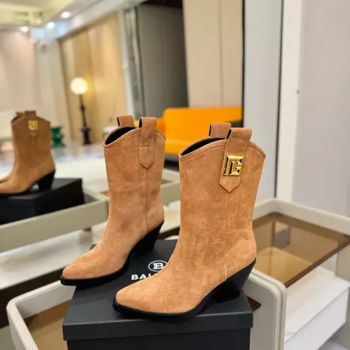 Replica Balmain Boots For Women #1368764 $192.00 USD for Wholesale