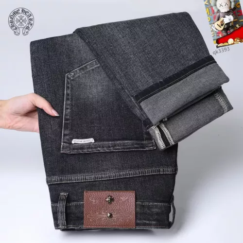Replica Chrome Hearts Jeans For Men #1369503 $48.00 USD for Wholesale