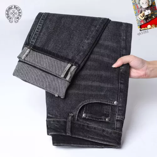 Replica Chrome Hearts Jeans For Men #1369503 $48.00 USD for Wholesale