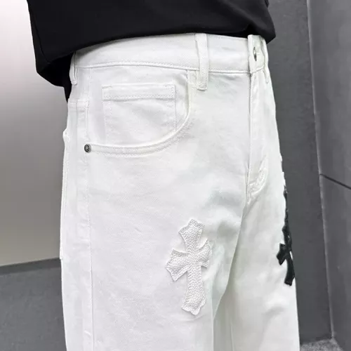 Replica Chrome Hearts Jeans For Men #1369599 $48.00 USD for Wholesale