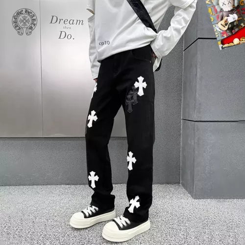 Replica Chrome Hearts Jeans For Men #1369604 $48.00 USD for Wholesale