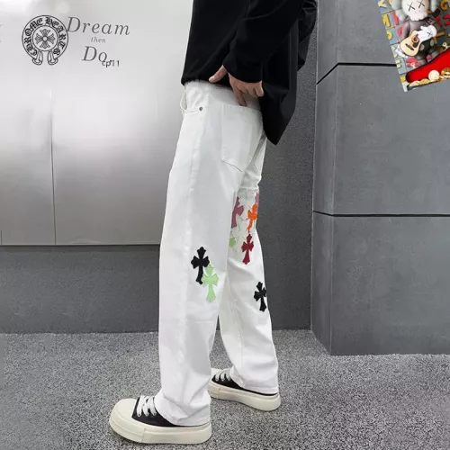 Replica Chrome Hearts Jeans For Men #1369608 $48.00 USD for Wholesale