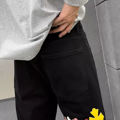Replica Chrome Hearts Jeans For Men #1369609 $48.00 USD for Wholesale