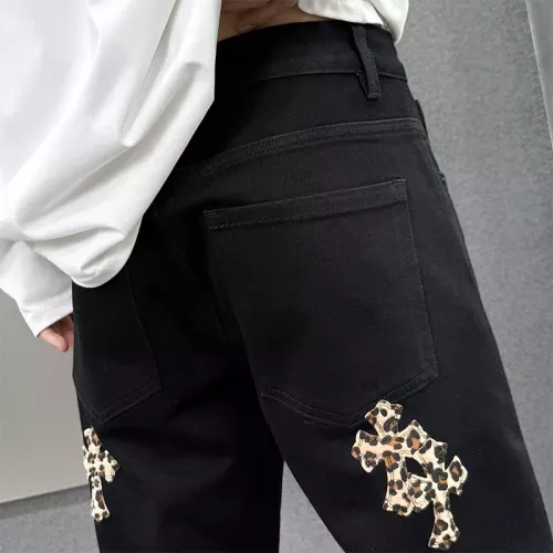 Replica Chrome Hearts Jeans For Men #1369616 $48.00 USD for Wholesale