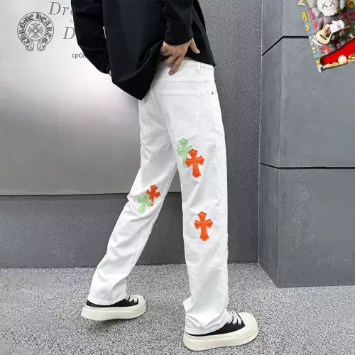 Replica Chrome Hearts Jeans For Men #1369617 $48.00 USD for Wholesale