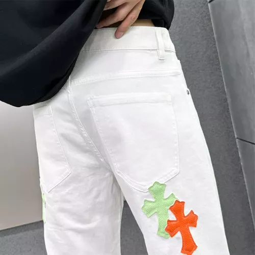 Replica Chrome Hearts Jeans For Men #1369617 $48.00 USD for Wholesale