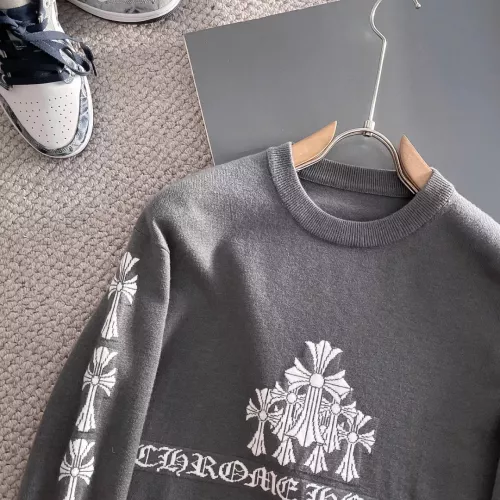Replica Chrome Hearts Sweaters Long Sleeved For Men #1369774 $56.00 USD for Wholesale