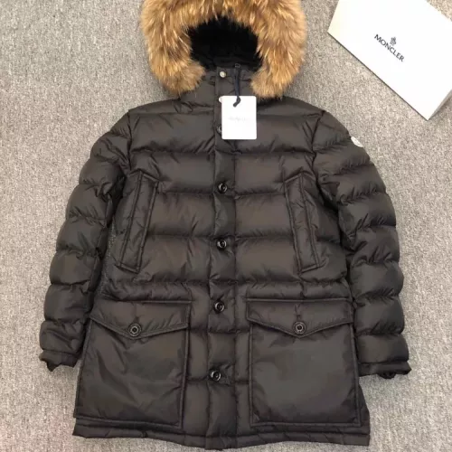 Moncler Down Feather Coat Long Sleeved For Men #1370091