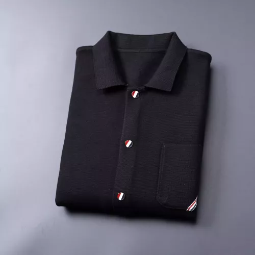 Replica Thom Browne TB Sweaters Long Sleeved For Men #1370415 $52.00 USD for Wholesale