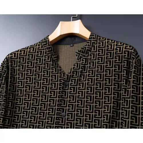 Replica Balmain Shirts Long Sleeved For Men #1370586 $52.00 USD for Wholesale