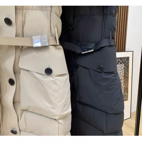 Replica Burberry Down Feather Coat Long Sleeved For Women #1371051 $261.16 USD for Wholesale