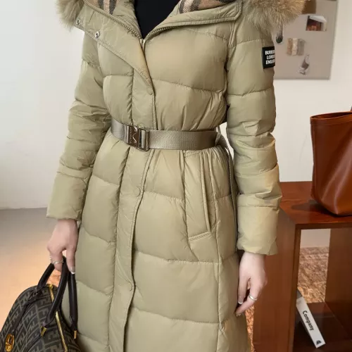 Replica Burberry Down Feather Coat Long Sleeved For Women #1371060 $280.99 USD for Wholesale
