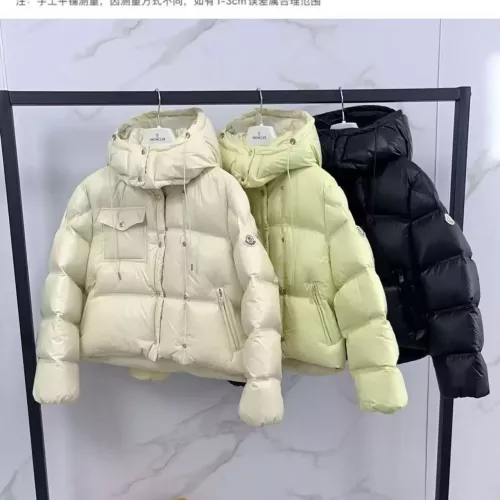 Replica Moncler Down Feather Coat Long Sleeved For Women #1371080 $172.00 USD for Wholesale