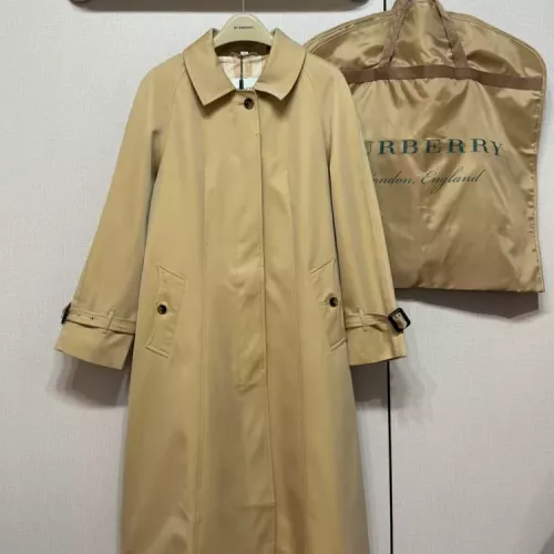 Burberry Trench Coat Long Sleeved For Women #1371109