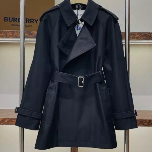 Burberry Trench Coat Long Sleeved For Women #1371110, $172.00 USD, [ITEM#1371110], Burberry Trench Coat
