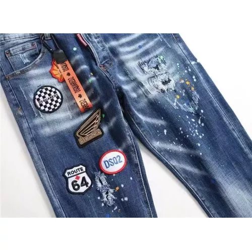 Replica Dsquared Jeans For Men #1371253 $48.00 USD for Wholesale